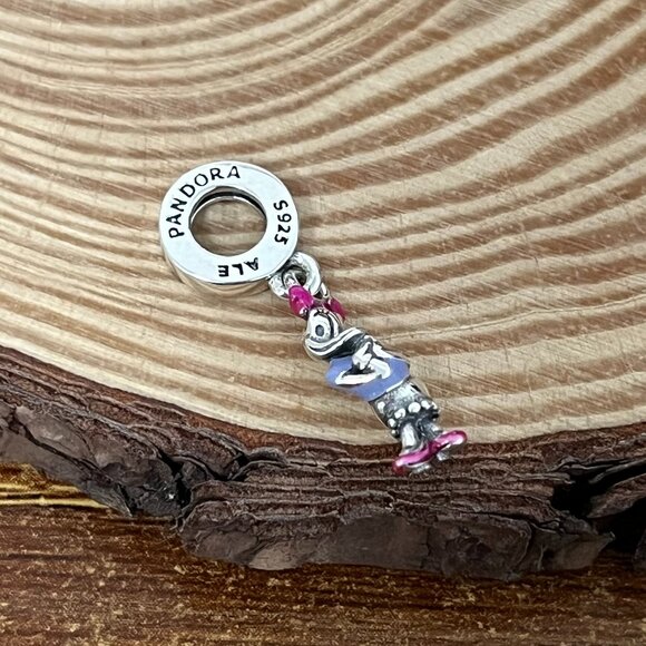 Pandora Daisy Duck Dangle S925 Silver Charm - Picture 4 of 4